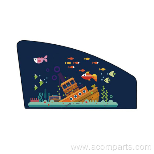 Fancy pattern personalized automatic car sunshade